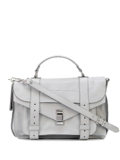 Shop Proenza Schouler 'ps1 Medium' Satteltasche In Grey