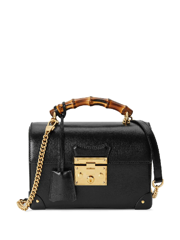 gucci all black bag
