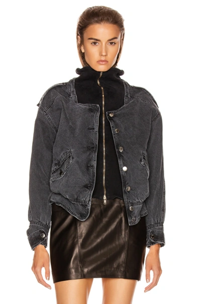 Shop Retroféte Jax Jacket In Black Vintage