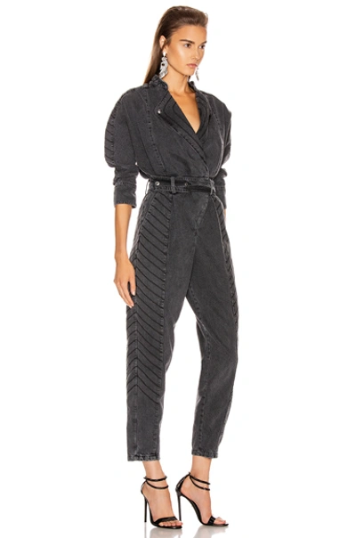 Shop Retroféte Milla Jumpsuit In Black Vintage