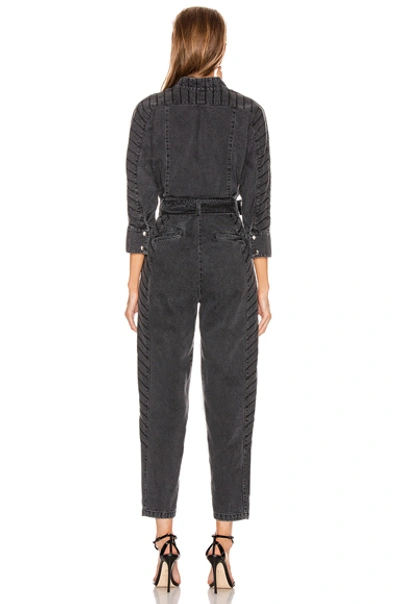 Shop Retroféte Milla Jumpsuit In Black Vintage