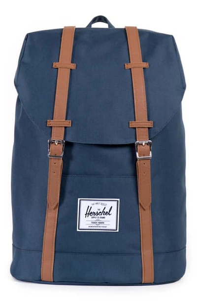Shop Herschel Supply Co Retreat Backpack In Navy