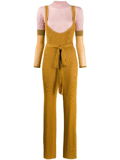 RIBBED KNIT JUMPSUIT
