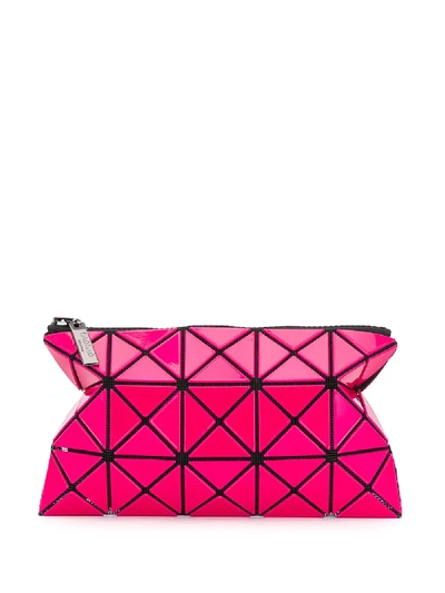 Shop Bao Bao Issey Miyake Geometric Zipped Wallet In Pink