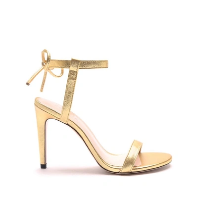 Shop Schutz Iamara Sandal In Platina Gold
