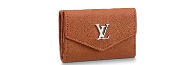 Pre-owned Louis Vuitton  Lockmini Wallet Caramel