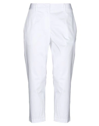 Shop Jil Sander Casual Pants In White
