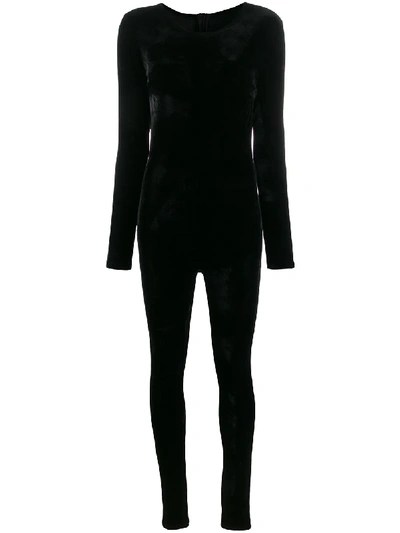 Shop Alchemy Zip-up Cat Suit In Black