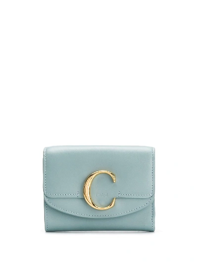 Shop Chloé C Wallet In Blau