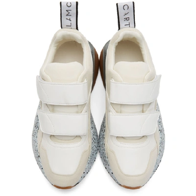 Shop Stella Mccartney White Eclypse Sneakers In 9026 Bianco