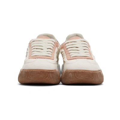 Shop Stella Mccartney Off-white Loop Lace-up Sneakers In White/cream