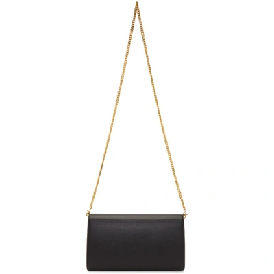 Shop Versace Black Tribute Icon Chain Bag In K41ot Black