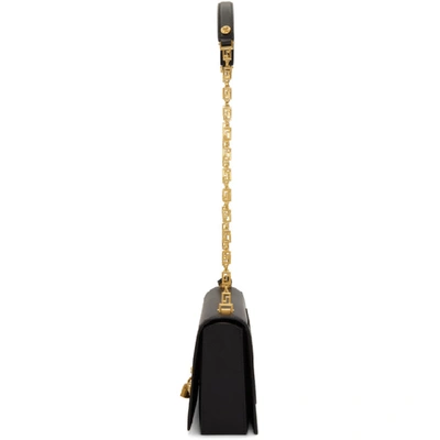 Shop Versace Black Medium Icon Tribute Flap Bag In K41ot Black