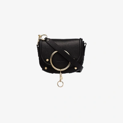 Shop See By Chloé Leather Crossbody Bag In Black