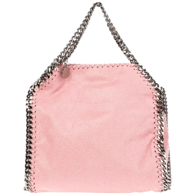 Shop Stella Mccartney Women's Handbag Shopping Bag Purse  Falabella Mini Shaggy Deer In Pink