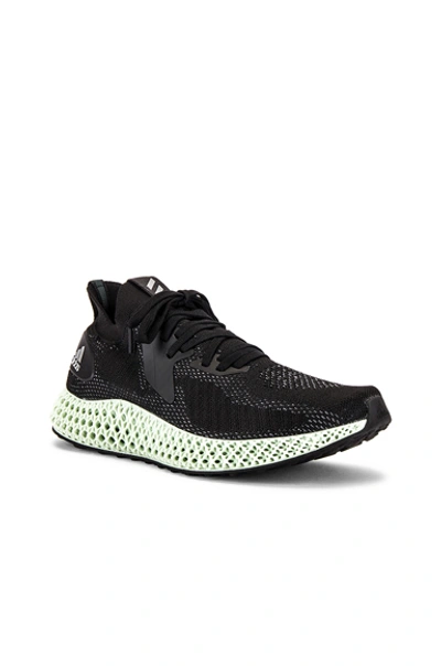 Shop Adidas Originals Alpha Edge 4d Sneaker In Core Black & Ftw White & Core Black