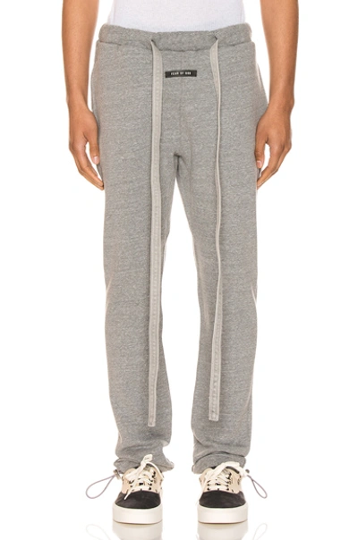 Shop Fear Of God Core Sweatpant In Heather Grey