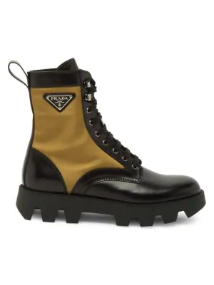 prada orange boots