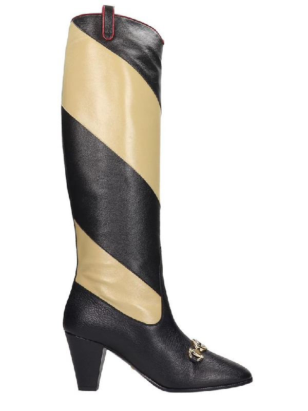 black gucci boot