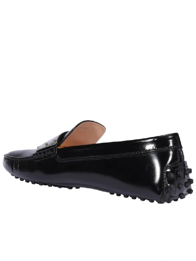 Shop Tod's Paint Gommino Loafers