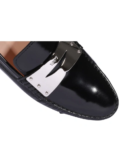 Shop Tod's Paint Gommino Loafers