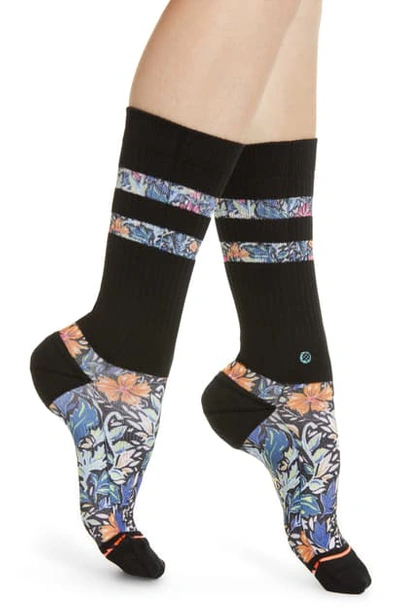 Shop Stance Zoe Crew Socks In Black