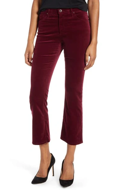 Shop Ag Jodi Crop Flare Jeans In Gooseberry