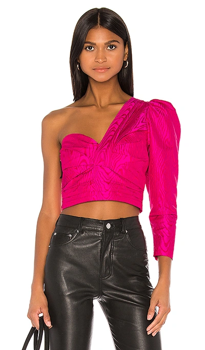 Shop A.l.c Lizzy Top In Bright Berry