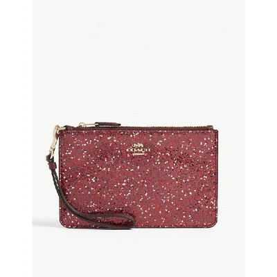 Sparkly discount coach wristlet
