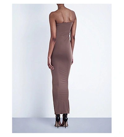 Shop Wolford Fatal Seamless Stretch-jersey Dress In Clove