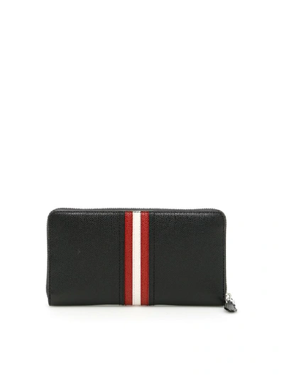 Shop Bally Telen Wallet In Black (black)