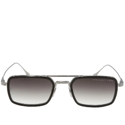 Shop Dita Flight.008 Sunglasses In Grey