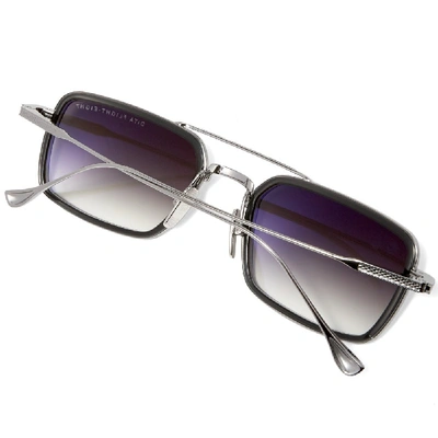 Shop Dita Flight.008 Sunglasses In Grey