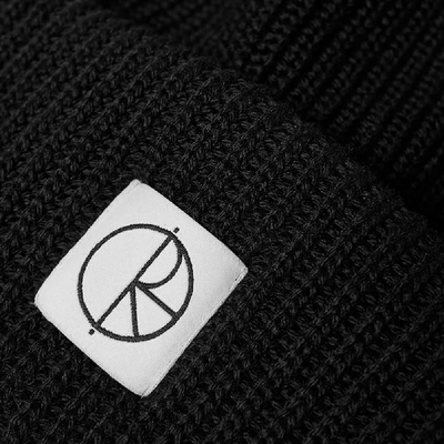 Shop Polar Skate Co. Double Fold Merino Beanie In Black