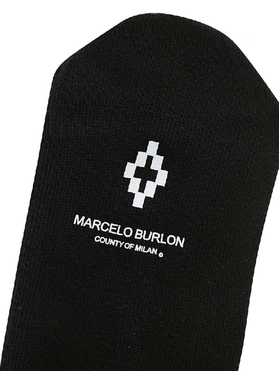 Shop Marcelo Burlon County Of Milan Cross Long Socks