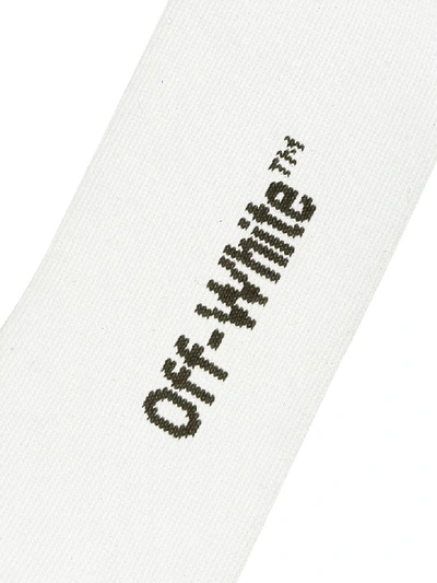 Shop Off-white Socks In Bianco
