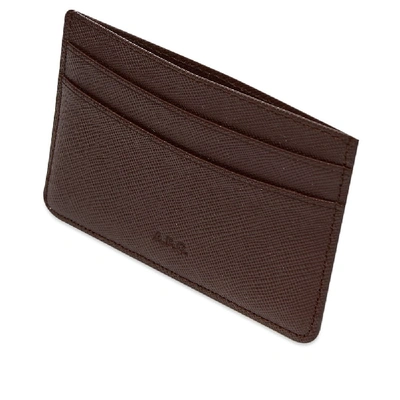 Shop A.p.c. Andre Card Holder In Brown