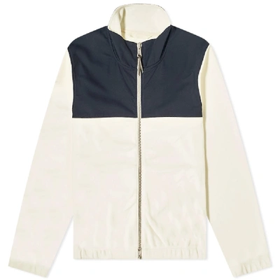 Shop Albam Full Zip Fleece Jacket In White