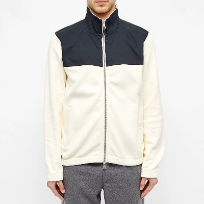 Shop Albam Full Zip Fleece Jacket In White