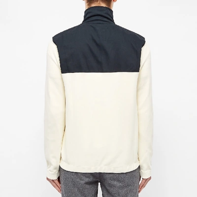 Shop Albam Full Zip Fleece Jacket In White