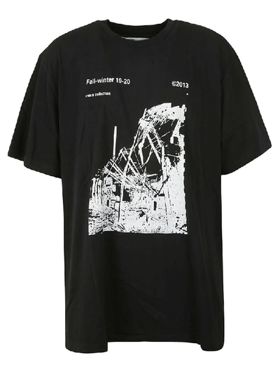 Shop Off-white Ruined Factory T-shirt In Nero