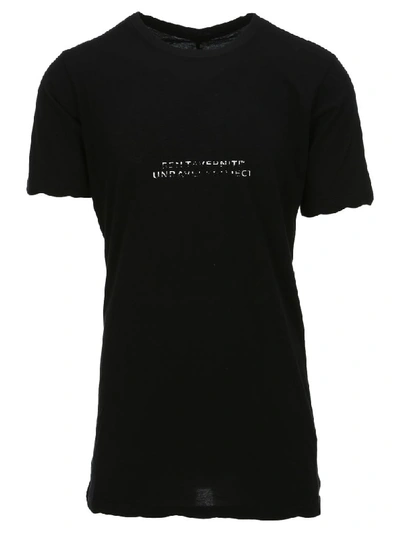 Shop Ben Taverniti Unravel Project Unravel Printed T-shirt In Black White