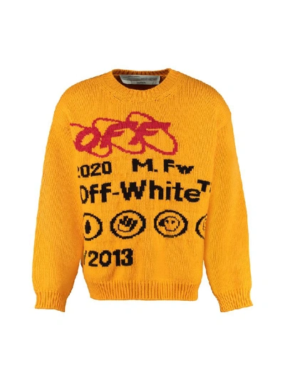 Shop Off-white Industrial Y013 Intarsia Sweater