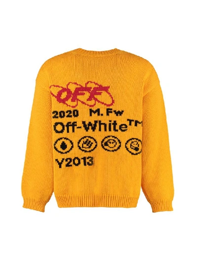 Shop Off-white Industrial Y013 Intarsia Sweater