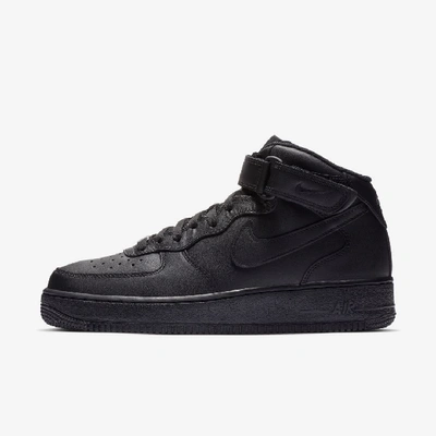 Shop Nike Air Force 1 Mid '07 Men's Shoe (black) In Black,black,black