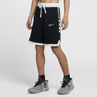 Shop Nike Dri-fit Elite Men's Basketball Shorts In Black