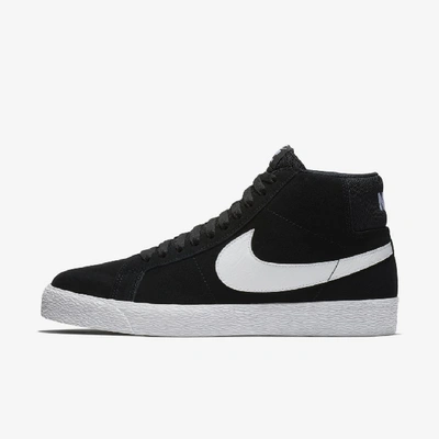 Shop Nike Unisex  Sb Zoom Blazer Mid Skate Shoes In Black
