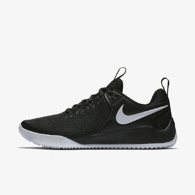 Shop Nike Women's Zoom Hyperace 2 Volleyball Shoes In Black,white