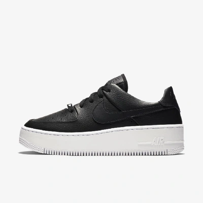 Shop Nike Air Force 1 Sage Low Women's Shoes In Black,white,black
