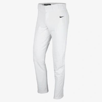 Shop Nike Pro Vapor Men's Baseball Pants In White